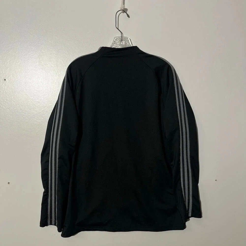 Adidas Juventus‎ Mens Track Jacket Black Gray Full Zip Soccer FI4884 Size M